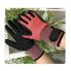 Red HPPE Ansi Level 4 Cut Resistant Sandy Nitrile Palm Coated Gloves For Oil And Wet Environments