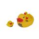 Bathtub Fun Toy Squeezing Rubber Ducks With 3 Baby Ducks EN71 Certification