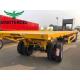 Aluminum Flatbed Full Trailer 20000kg Semi Flatbed Trailers For Sale