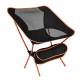 Customized and Samples Outdoor Folding Beach Chair Portable Aluminum Alloy Moon Chair