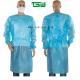 Waterproof Disposable PP Isolation Gown With Knitted Cuff