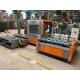 Orange Automatic Box Gluing Machine 1600kg for Corrugated Box CE