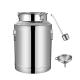 Storage 25 Litre Milk Can , Stainless Steel Milk Can For Transport