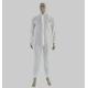 White Disposable Protective Coverall Prevent Bacteria And Virus Invading