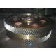 420mm Diameter Herringbone Machining Steel Gear Wheel Large Double