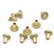 High Hardness CNC Brass Parts ISO9001 Copper Pipe Coupling