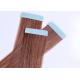 Soft Feeling Tape In Human Hair Extensions Skin Weft Comb Easily Comfortable To Wear