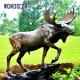 Cast Moose Custom Bronze Sculpture Metal Animal Handicrafts
