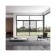 Double Glazed Aluminum Sliding Windows with 1.6mm Aluminum Wall Thickness