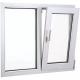 UPVC / PVC Double Glass Tilt And Turn Windows Double Glazed Inward Opening