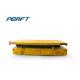 Yellow Color Flat Battery Transfer Cart Car For Heavy Load Material Handling