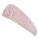 Pink  Fast Dry Microfiber Absorbent Sports Towel For Curly Hair Turban Headband