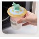 Silicone Dustproof Cup Lid Cartoon Glass Cup Lid Reusable Dustproof Mug Coffee Cup Food Grade Silicone Cup Lid