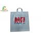White Plastic Soft Loop Handle Bags , Paper Shopping Bags With Handles