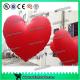 Valentine's Day Decoration Red Inflatable Heart With LED Light For Club Hanging Decoration