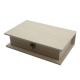 7.5cm Unfinished Paulownia Wooden Box With Lid For Collectible