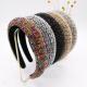 Bling Twist Mulberry Silk Headband Wrap For Christmas Gift