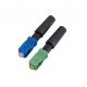 0.25db Optical Cable Connector SC 5507 Lc Fast Connector Blue Field Installable