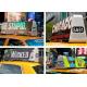 4G / Wifi Control Taxi Top Led Display , Small LED Billboard Advertising Signs For Car