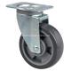 Edl Medium 5 200kg Plate Swivel PU Caster with Ball Bearing and Zinc Plated 6415-76