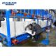 Blue NIZA Paint 90KW Industrial Block Ice Maker Machine CE Certificate