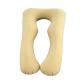 LC Flocked PVC Soft Inflatable Pregnancy Pillows U Shaped Full Body Maternity Pillow Inflatable Pregnancy Pillows for Sleeping