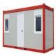 Steel Frame Foldable Prefabricated Caravan Easy Assembly 20ft Container House