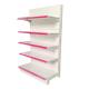 Factory price multi layers steel supermarket shelf high quality metal double single sided fixed rotary used gondola shelves