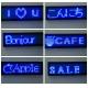 Digital Rechargeable Mini LED Display Battery Backup Small LED Signs Indoor