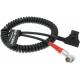 Red Scarlet Epic Camera Power Coiled Twist Cable 6 Pin Right Angle Female to Dtap