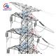 4 Legged Galvanized Steel Lattice Tower 500kv High Tension Line