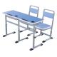 Double Primary School Student Desk And Chair Set 1.2 MM Steel Electrostatic Spraying