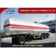 Professional 45000 Liters Fuel Tanker Semi Trailer With 5 Compartments 