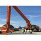 30 Meters Excavator hitachi EX1100 EX3600 Long reach Boom and stick For Sea Port and off shore barge Construction
