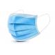 Blue Medical Disposable Face Mask Non Woven 3 Ply With Earloop