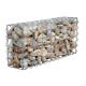 Galvanized 4mm Gabion Fence System Stainless Steel Wire Welded Gabion Wall