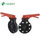 Water Supply 8 prime prime DIN ANSI JIS Standard Auto Sealed PVC UPVC Butterfly Valve