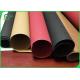 Waterproof Washable Kraft Paper Fabric 0.55mm / 0.7mm Thickness For Bags