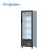 1 - 10 ℃ Glass Door Freezer Mini Commercial Front Refrigerator