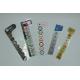 50micron-150micron CMYK Printed Transparent Labels Visible Tags