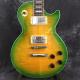 LP Custom Electric Guitar, Head and Body with Flaming Maple top