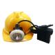 IP67 LED Miner Cap Lamp , 10000 Lux 3.7V Corded Underground Mining Lamp