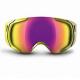 Flexible TPU Frame Snow Ski Goggles , Comfortable Mirrored Snowboard Goggles