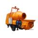 Forced Electric Engine Mobile Concrete Mixer With Pump For Housing Construction
