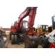used hitachi excavator wheel excavator for sale EX100WD-2
