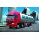 Professional Coal Tar Oil Tank Truck , Transport Water Tanker Truck 28CBM