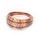 18K Rose Gold Daimonds Couple Wedding Band Ring  (GDR009)