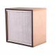 Wood Frame Deep Pleat H13 H14 Air Conditioning Hepa Filter For Customer Requirements