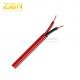 Riser-Rated Fire Alarm Cable 14AWG 2 Conductors Solid Copper for Security System