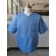 V Collar Blue Disposable Scrubs Single Use Unisex SMS Nurse Doctor Scrubs Uniform 45gsm